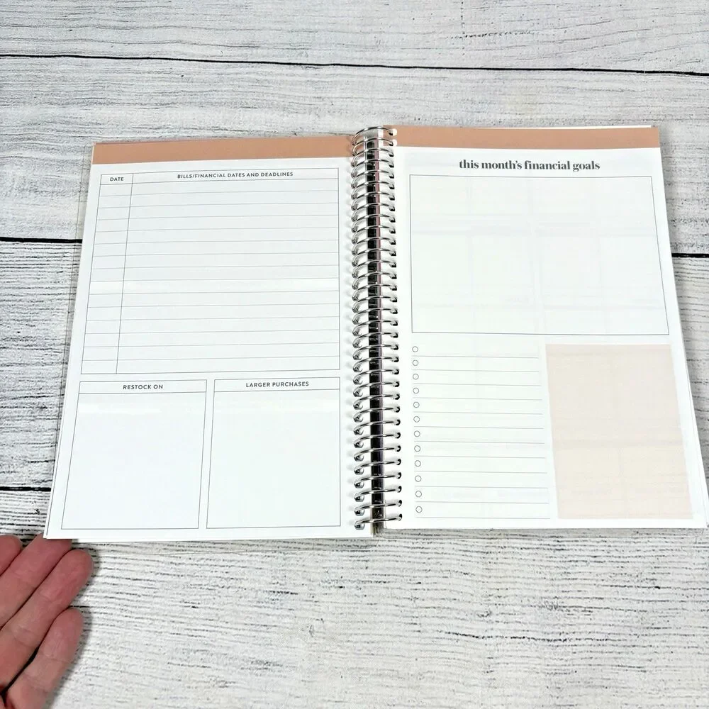 Erin Condren A5 UNDATED BUDGET PLANNER 8.3